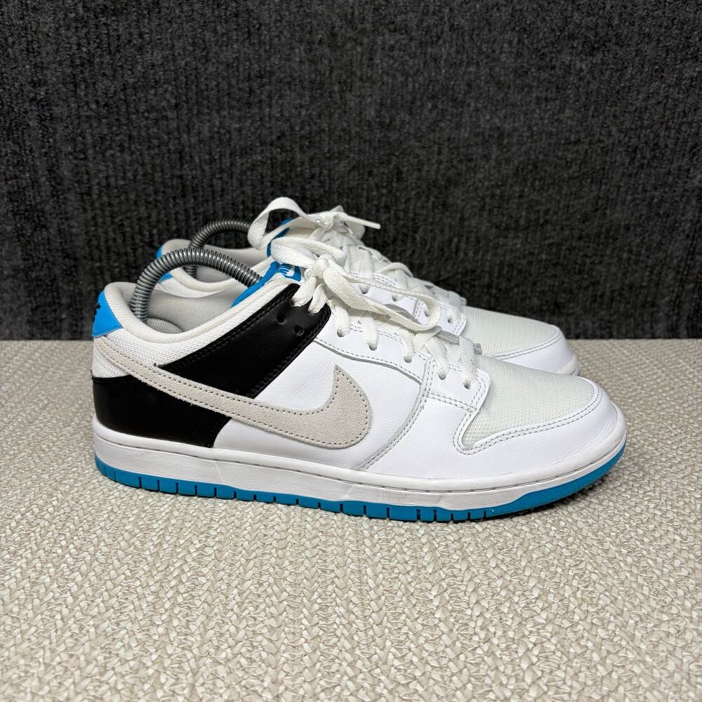 Nike Dunk Low Pro SB Laser Blue White Black Shoes Mens Size 8 BQ6817-101